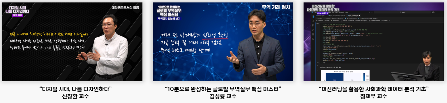 수요자 맞춤형 온라인 강좌 개발